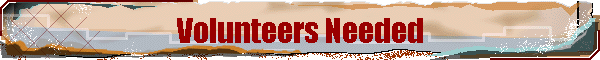 Volunteers Needed