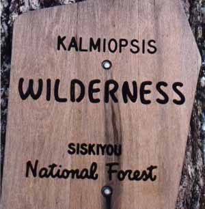 The Kalmiopsis Wilderness and road map to the trailhead