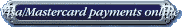 Visa/Mastercard payments online