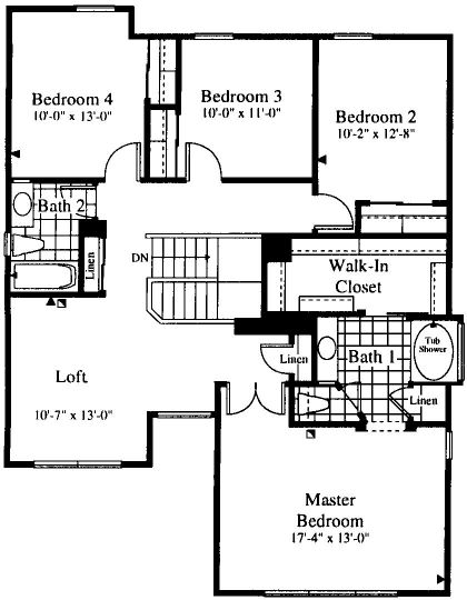 Floor plan 2nd floor