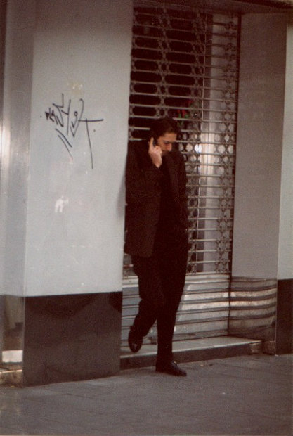 Hier en daar stonden ook ongure types