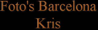 Foto's BarcelonaKris