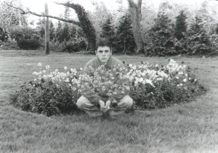 Yes, it is me in the picture, and I did take the picture myself. (I used a tripod)