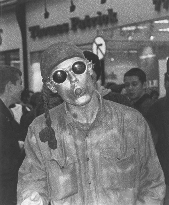 Something went wrong with the film, and I ended up with this effect. Pretty cool though...