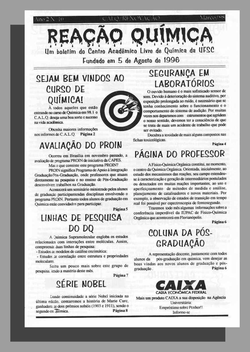 Boletim Informativo do CALQ