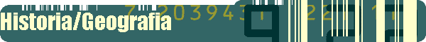 Historia/Geografia