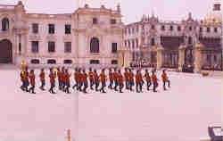 change of guard at the government palace