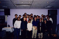 All of us, at Bernard's Farewell Dinner.