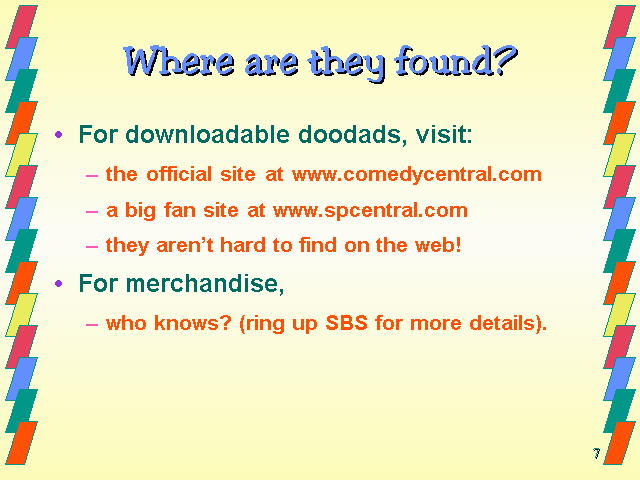 Tristan's South Park Presentation: Page 7