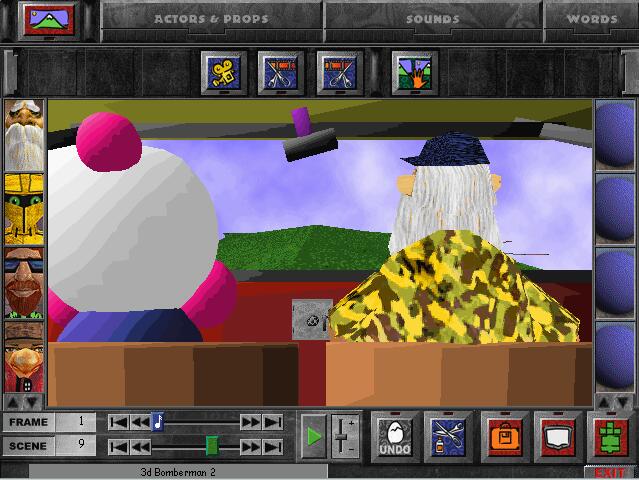 3D Bomberman2....Bomberman and Professor Dynamite Head for Diamond City to Search for Information on Lord Blastor's Henchmen