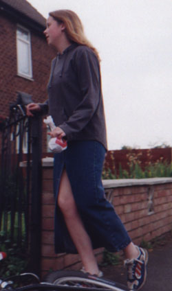 It is questionable who Sam likes more, Kirsty or himself