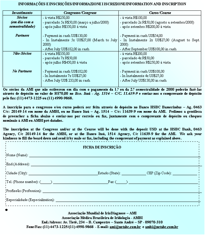 MAIORES INFORMA��ES