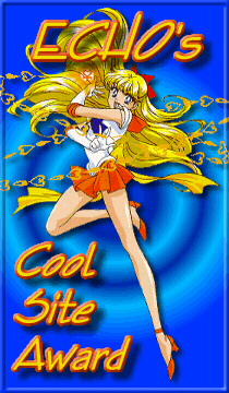 Ninth FYM award! Echo's Cool Site Award.