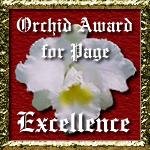 Third site award: Orchid Award for Page Excellence