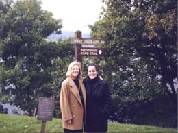 Mum and me in Scotland