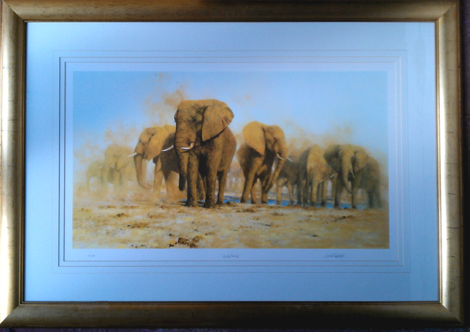 david shepherd dusty evening print