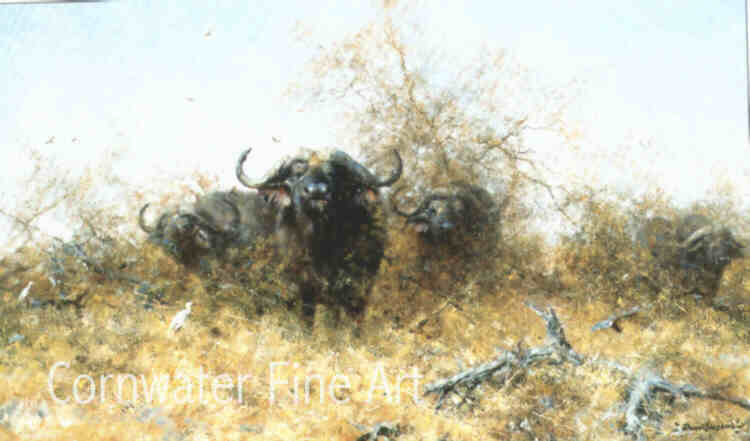  shepherd egrets and friends print