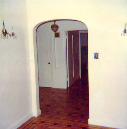 Looking towards the home entry