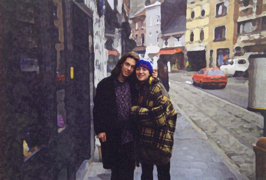 Ssshhhtt... We are wearing each other's close.