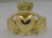 A claddagh ring