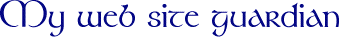 My web site guardian
