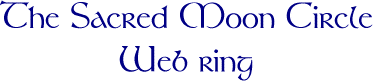 The Sacred Moon Circle web ring
