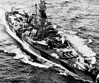 Sister ship USS Indiana at sea