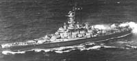 Alabama at sea