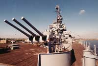 Linda mans the AA battery