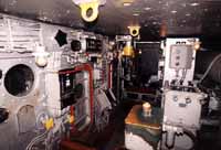 inside a 16-inch gun turret