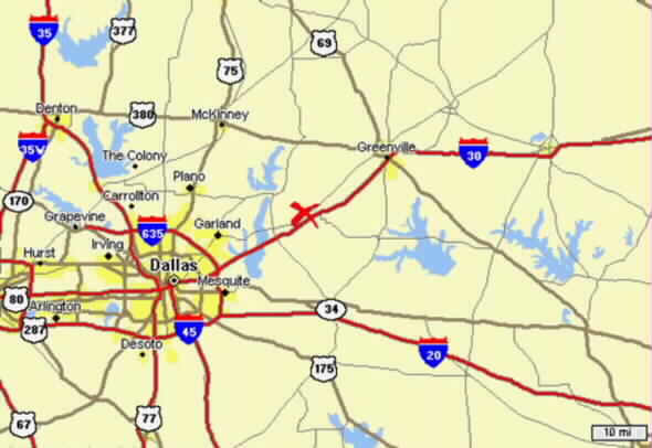 BIG 'D'  and  SURROUNDING AREA