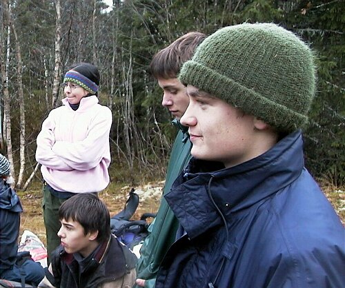 Speiderne p� oppstilling 2