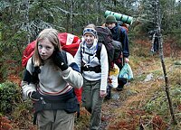 Speidere p� stien<br>Milda, Ebba