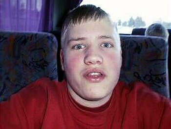 Lasse tar bilde av seg selv