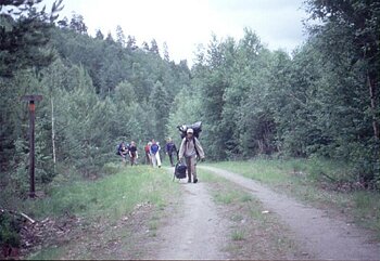 Det er langt � g�...