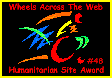 Humanitarian Site Award, Wheels Across the Web, 1998
