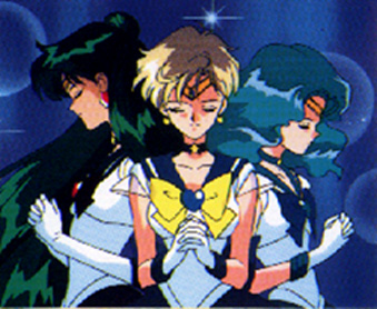 Outer Senshi Praying [61kb]