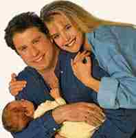 John med sin kone,Kelly Preston og deres s&oslash;n Jett