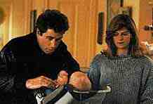 I filmen Look Who's Talking, sammen med Kirstie Alley.