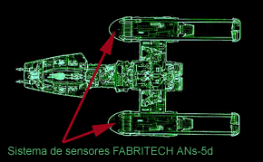 Sistema de sensores del Ala-Y