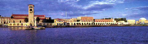 The city of Rhodes...