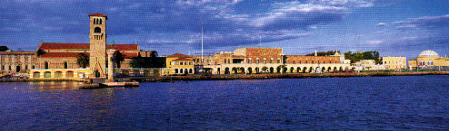 The city of Rhodes...cosmopolitan and modern, but also romantic.