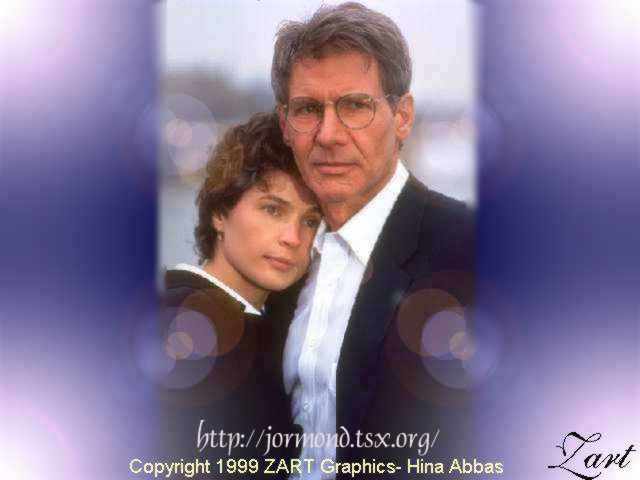 Unique Image of Julia Ormond with Harrison Ford__ SABRINA