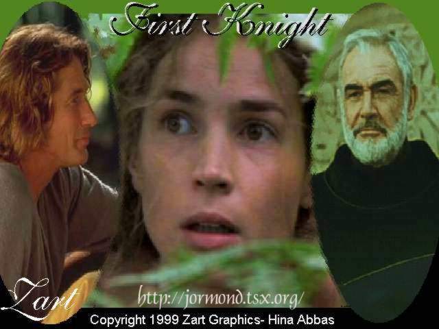 FIRST KNIGHT- Richard Gere, Julia Ormond, Sean Connery.