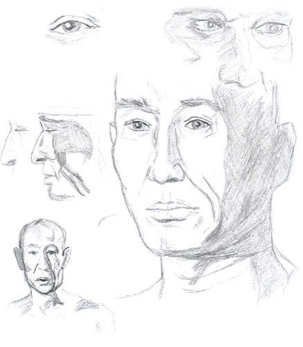 Black and white sketches