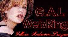 Gillian Anderson League homepage !!