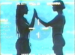 Valentina makes contact with the figure in the sea