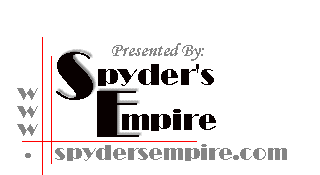 The Spyder's Empire Home Page Cool Site Award - Oct 1999