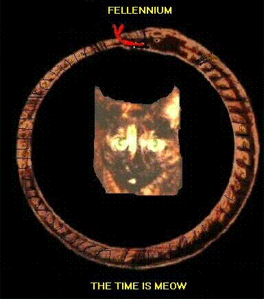 Fellennium the Time is meow logo