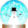 Snow man Globe 1